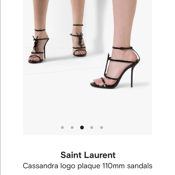 Saint Laurent Cassandra Heels size 39.5 Italy - Picture 3 of 3
